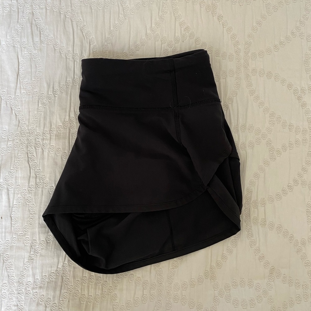 LULULEMON- Black Tracker Short